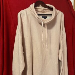 Cowl neck sweater by Chaps. Pink size 3X.